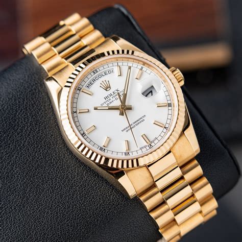 rolex 36 day date president|rolex day date 118238.